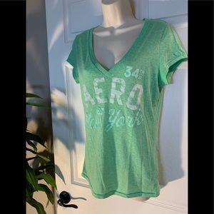 Aeropostale tee green